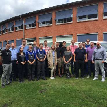 Abschlussfoto aller Beteiligten nach erfolgreichen Workshops