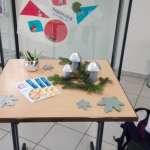 Infostand des Fördervereins auf dem Elternsprechtag.