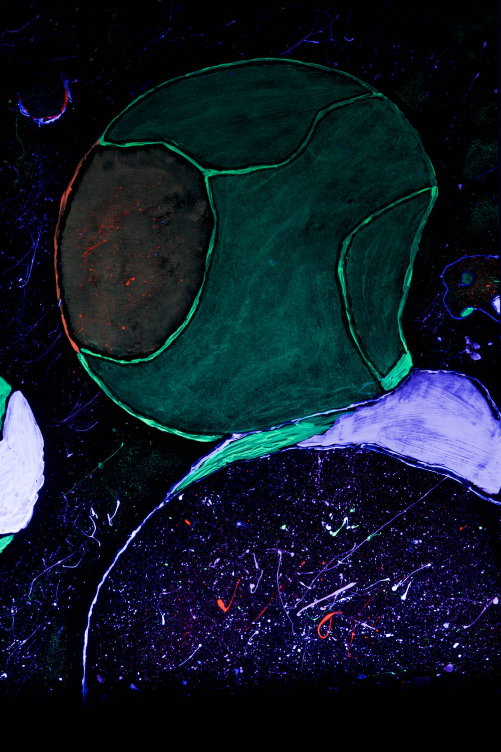 Projekte_Kunst10 "Astronaut in Space" - Bjarne Dittmer