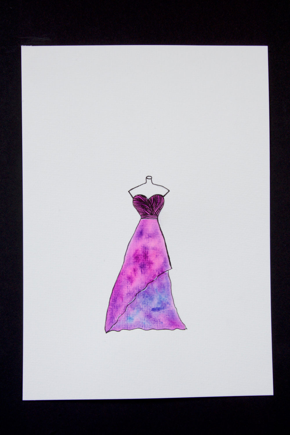 Kunstprojekt 9a Kleider entwerfen_2023_05 Kristina Grobbrügge, 9a