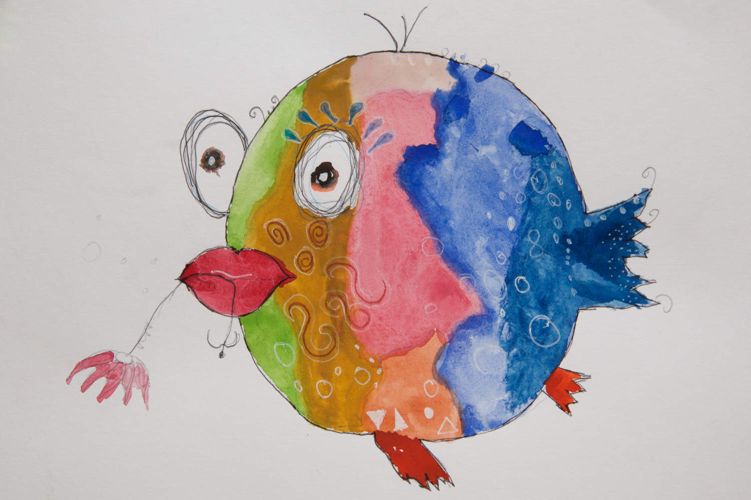 Kunstprojekt Fische 8b_04