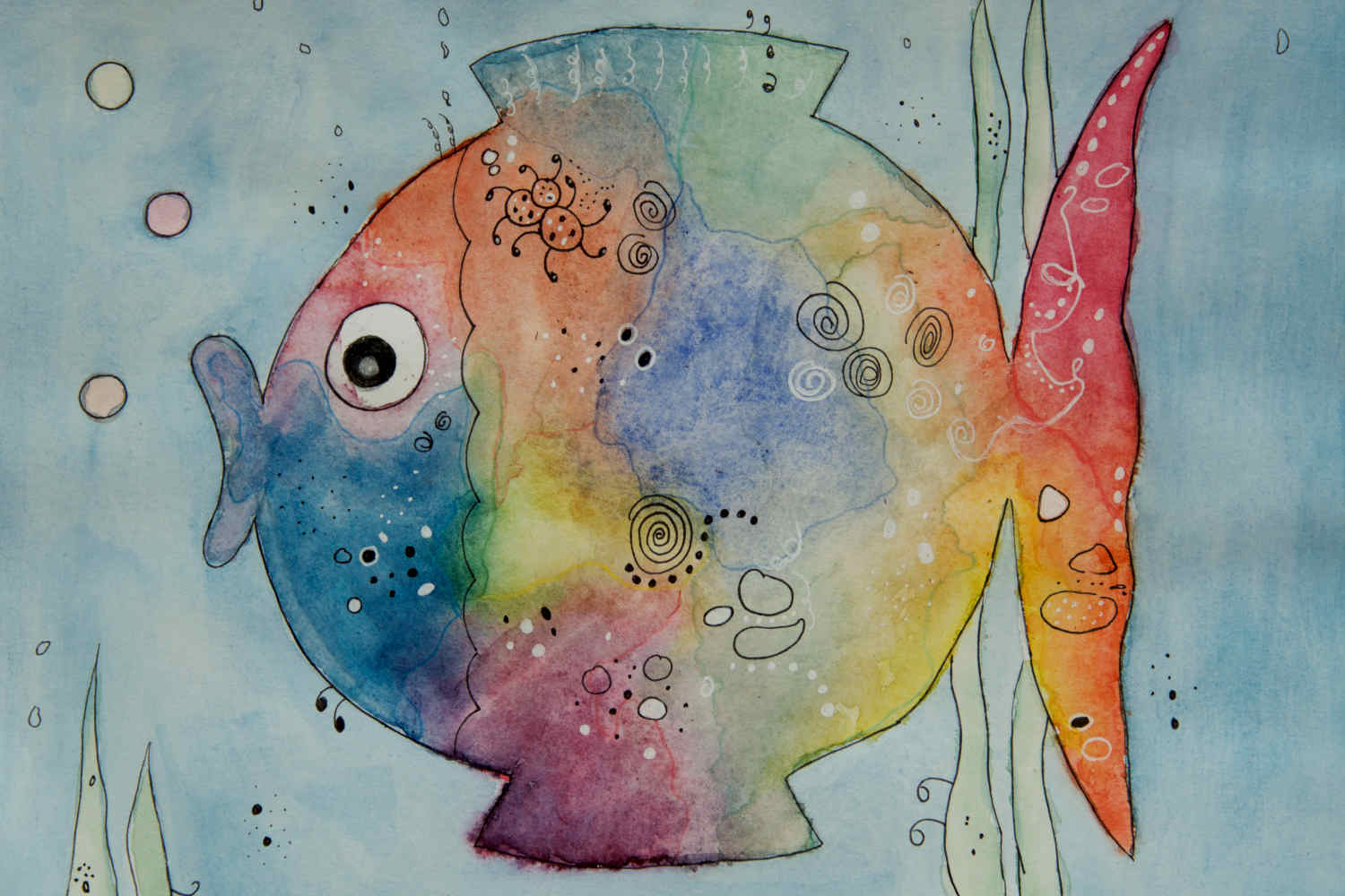 Kunstprojekt Fische 8b_07