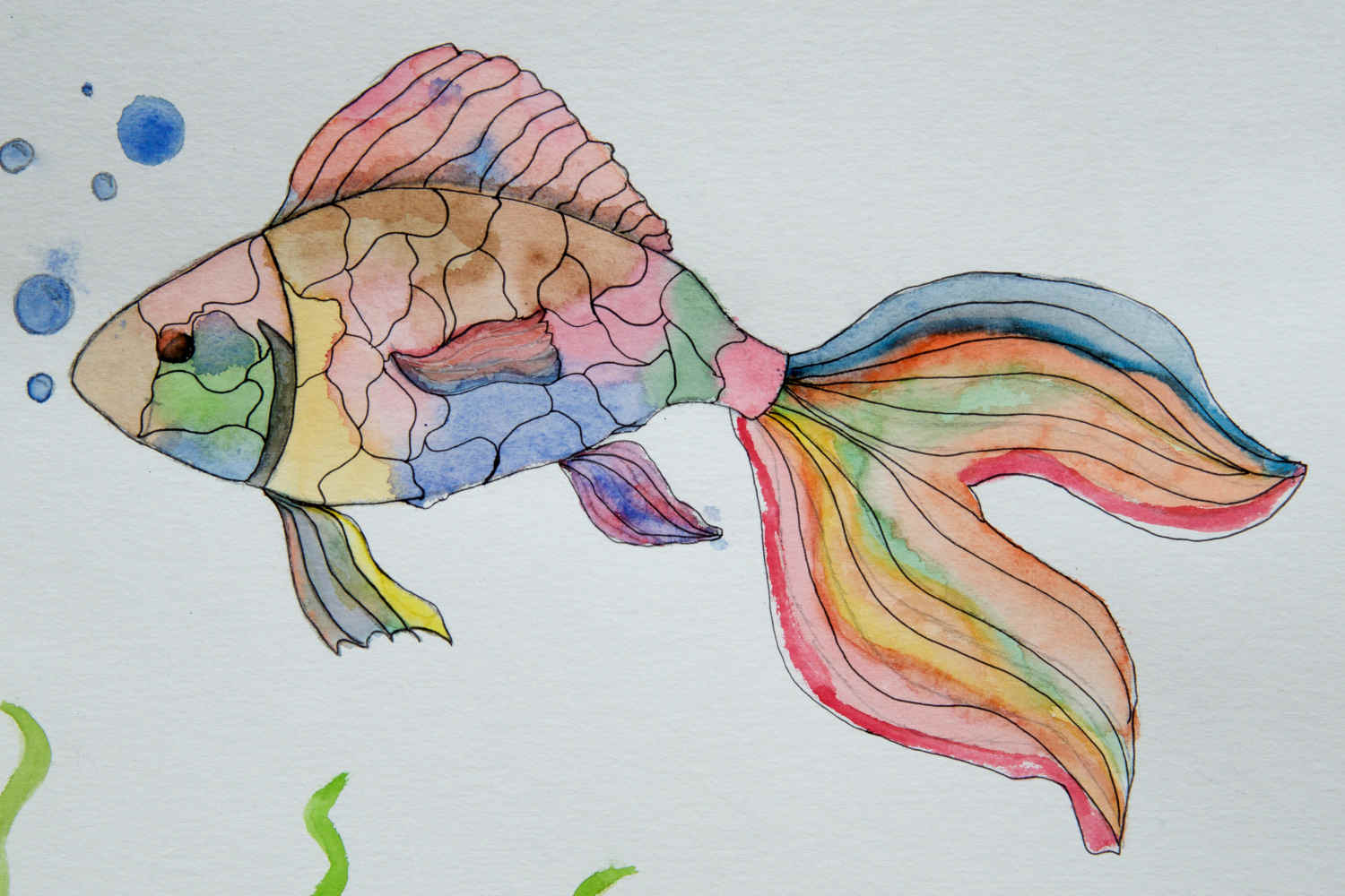 Kunstprojekt Fische 8b_09